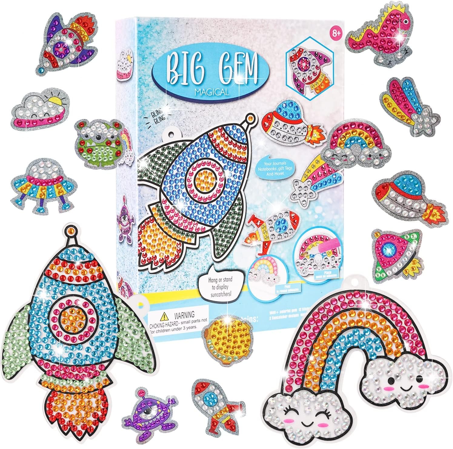 Buy Eduzoo Gem Diamond Painting kit Creativity Big Gem Art & Craft