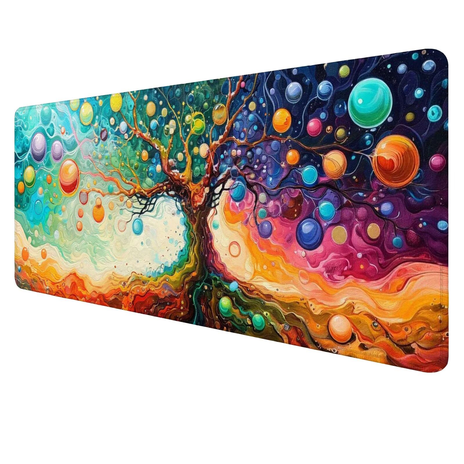 Abstrakcyjna podkładka pod mysz duża podkładka na biurko gracz bąbelkowa podkładka pod mysz XXL 1600 x 800 x 3 mm niestandardowa podkładka pod mysz, ochraniacz na biurko matowe akcesoria biurowe, do