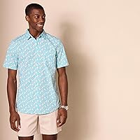 Vista 3 de Tienda Essentials Camisa de popelina de manga corta ajustada para hombre