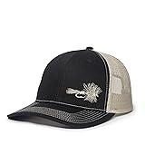 Fish Lure Trucker Hat - Adjustable Baseball Cap w/Plastic Snapback Closure