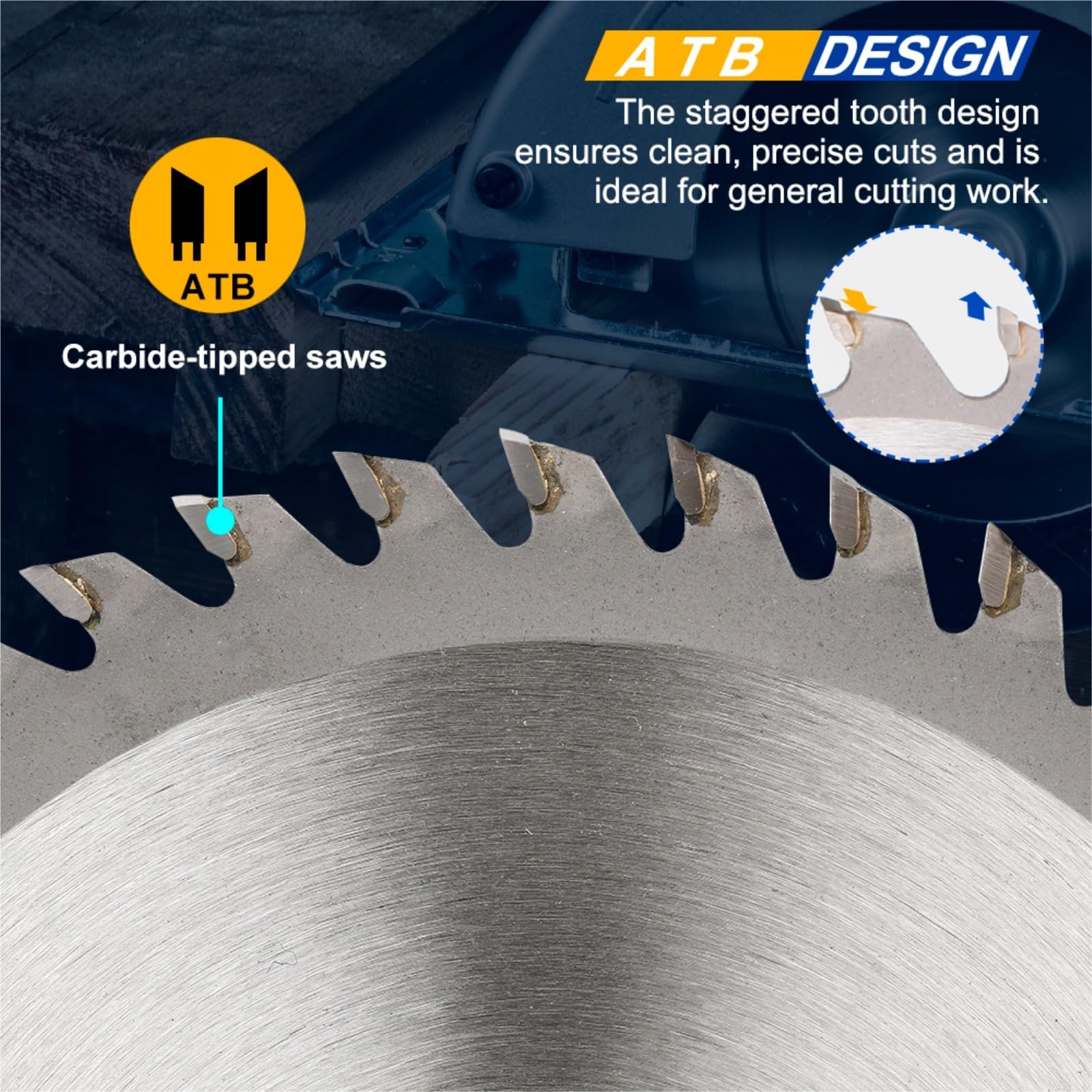 Brzeszczot do cięcia metalu 1/4 sztuk 115 * 10mm brzeszczot do drewna z końcówką węglikową TCT piła tarczowa obróbki pcv plastikowa tarcza tnąca(4pcs 115mm Set)