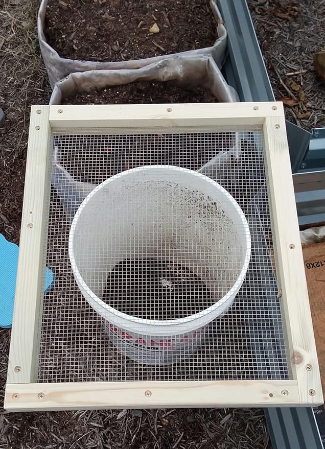 CTSC Soil Sifter for Garden, Compost Sifter, Garden Sieve