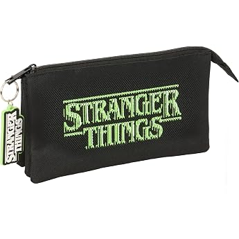 Stranger Things Pencil Case for Kids Ideal for School Age Comfortable and Versatile Quality and Resilience 22 x 3 x 12 cm