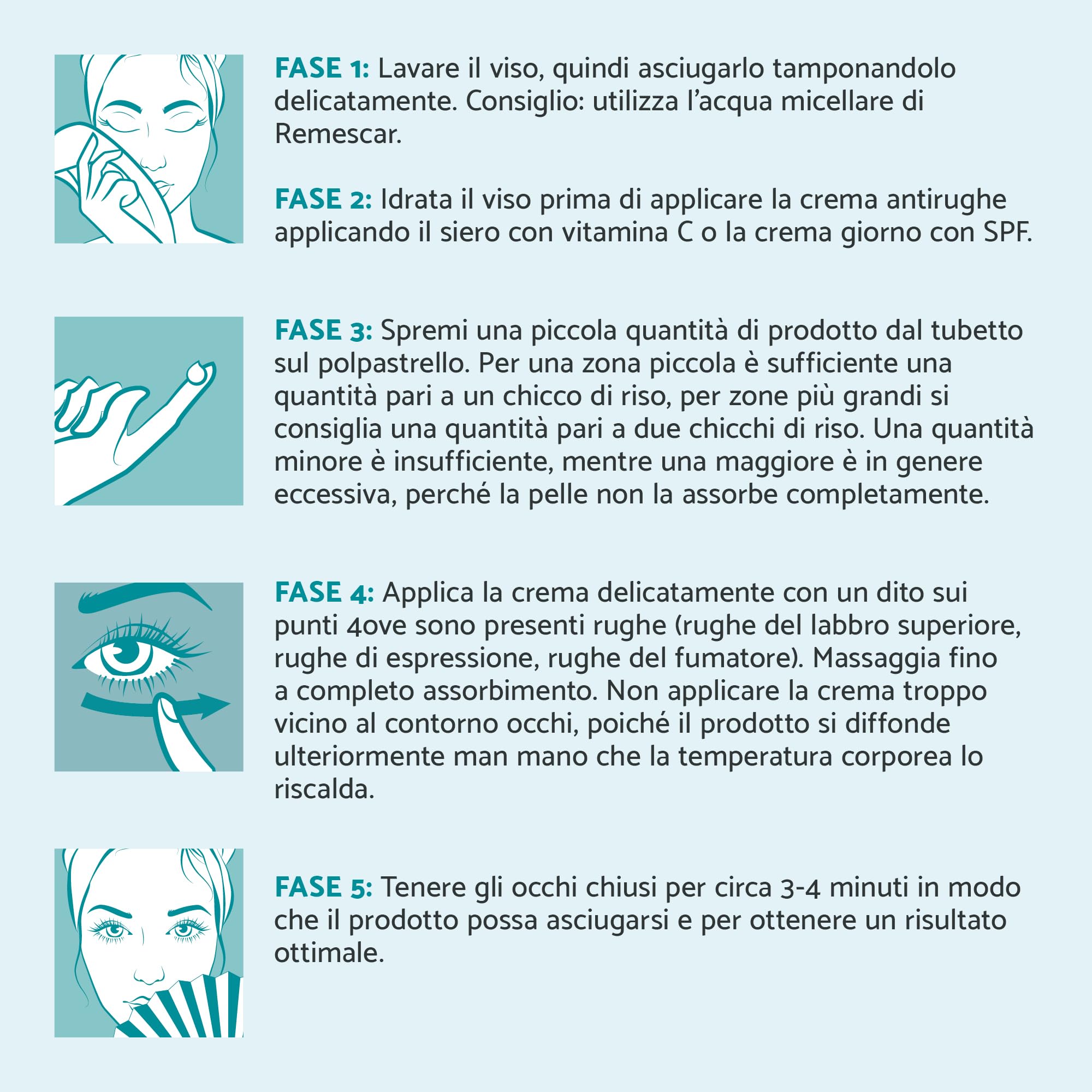 Remescar Borse e Occhiaie + Palpebre Cadenti – Duo Contorno Occhi ad Effetto Immediato – Riduce Borse, Occhiaie e Palpebre Cadenti – Trattamento Uomo e Donna – 2 x 8 ml