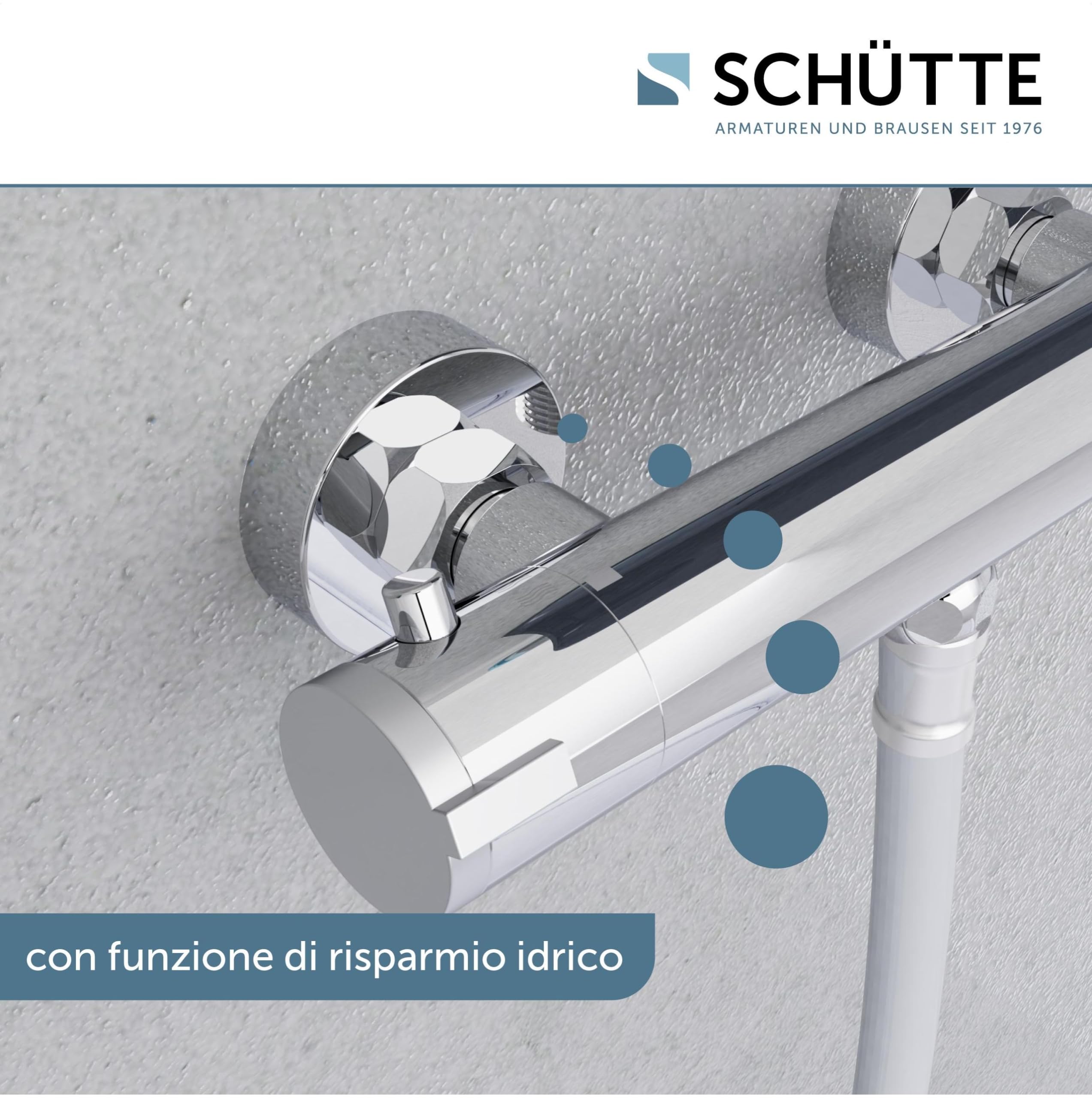SCHÜTTE Robinet mitigeur thermostatique douche London