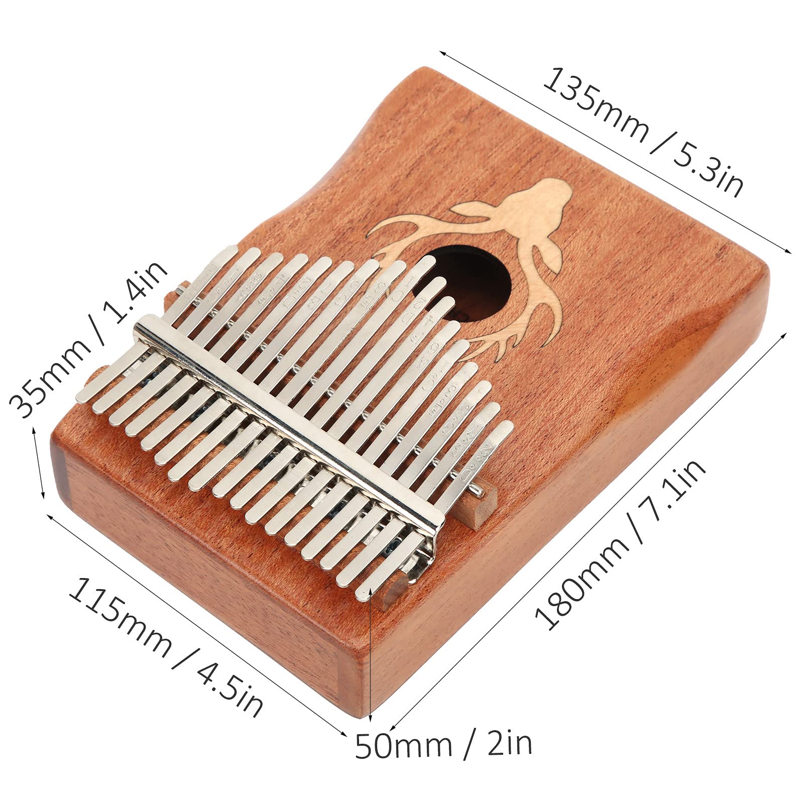 17 tasti Kalimba Thumb Piano Mini strumento musicale portatile giocattolo regalo di compleanno