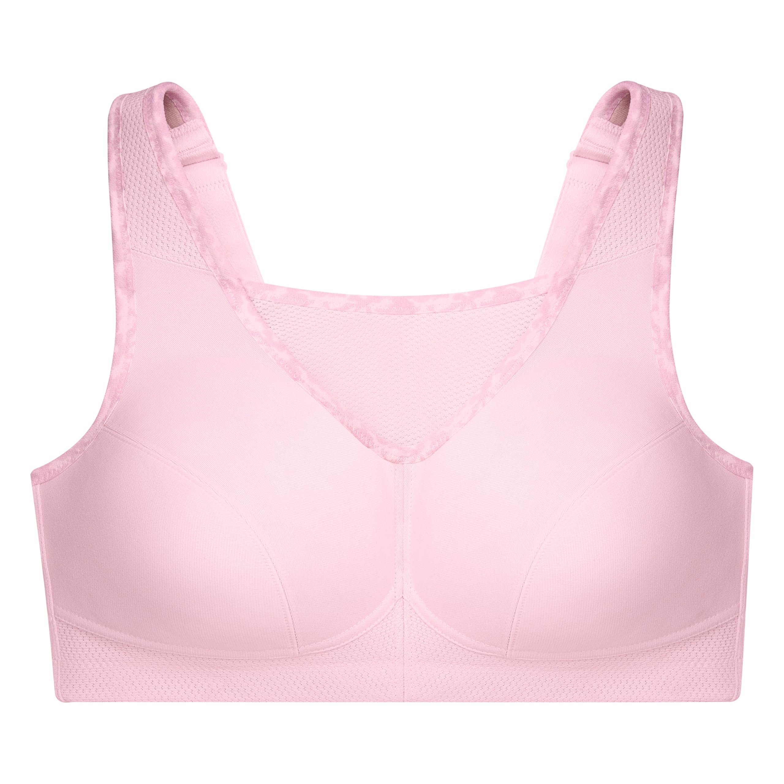 Glamorise Biustonosz damski z perfekcyjnym trzymaniem sportowy biustonosz, Perfekcyjny różowy, 95J