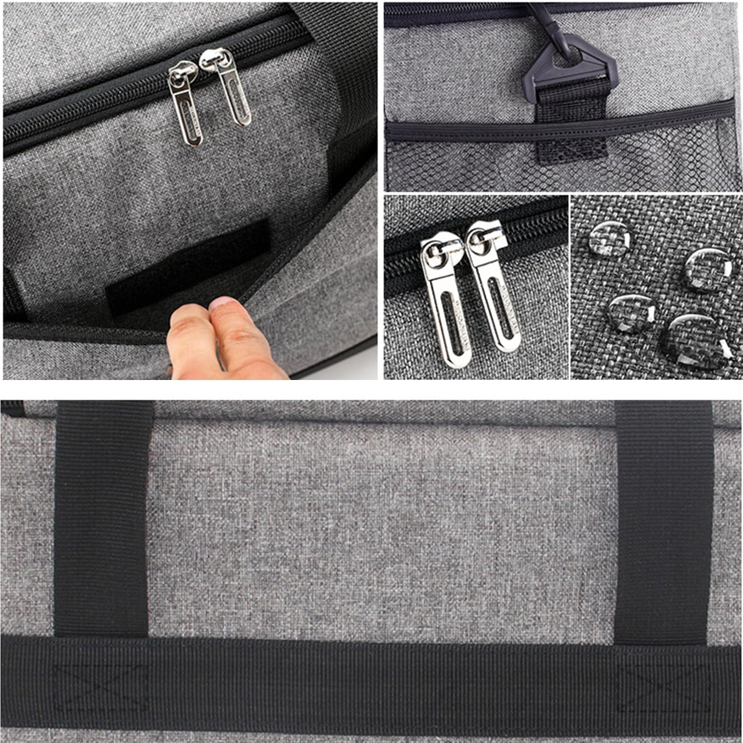 Lunch Box Isotherme, 36L Sac Isotherme, Lunch Bag Sac de Courses, avec Bandoulière Réglable, Pliable, Portable, Étanche, pour Pique Nique, Barbecue, Camping, Voyage