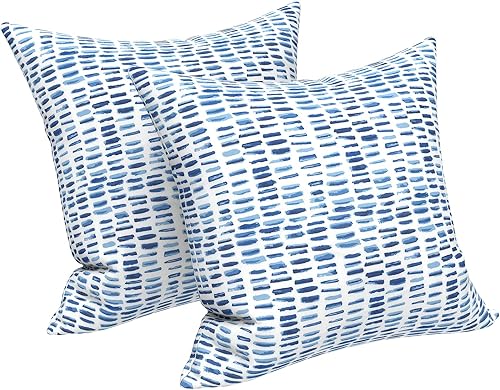 Miniatura 133 de LVTXIII - Juego de fundas para cojines de sofá, patio o sillón de exteriores, cuadradas y decorativas, 2 unidades de 16" x 16", sin relleno