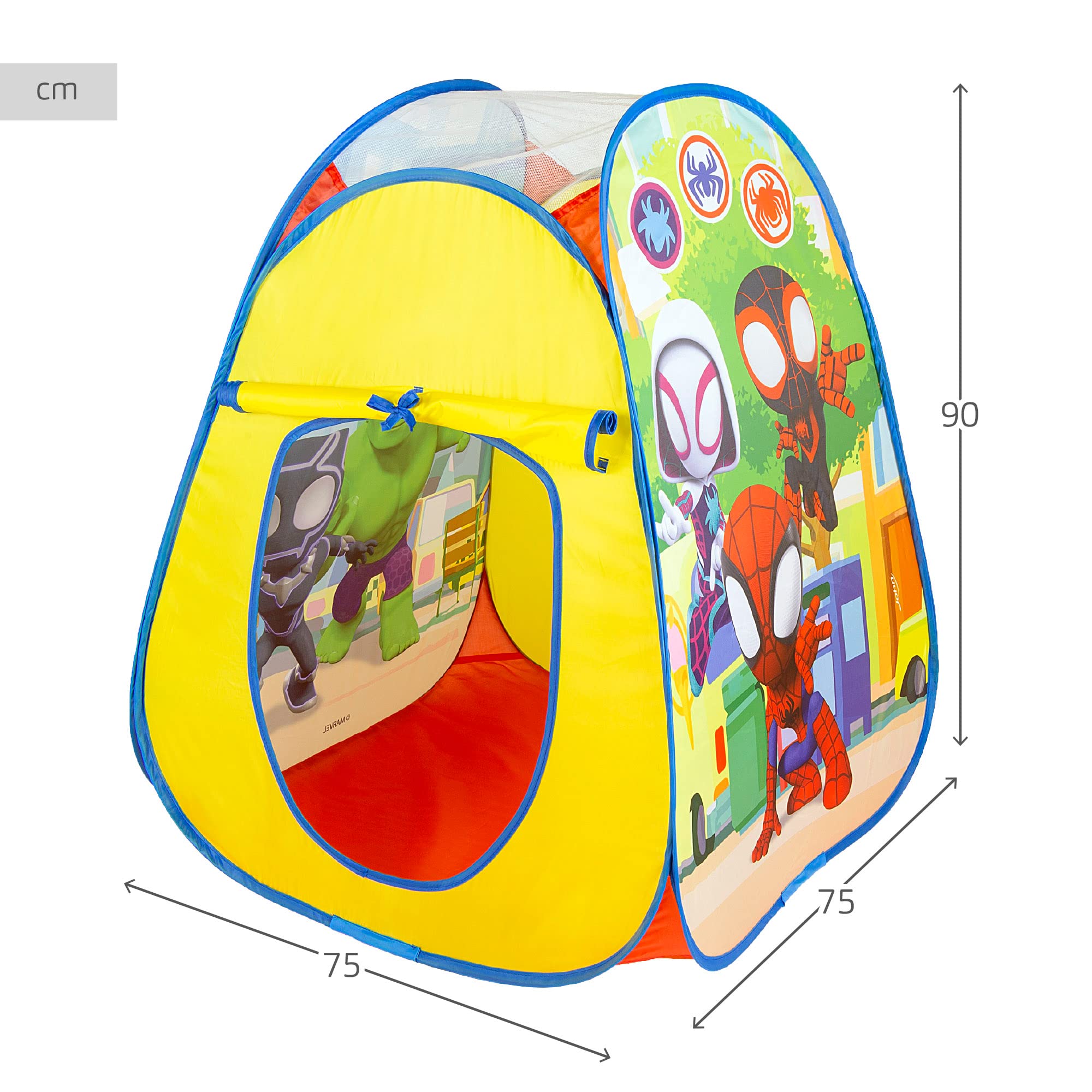 Tenda da gioco pop up per bambini Marvels Spidey e i suoi super amici