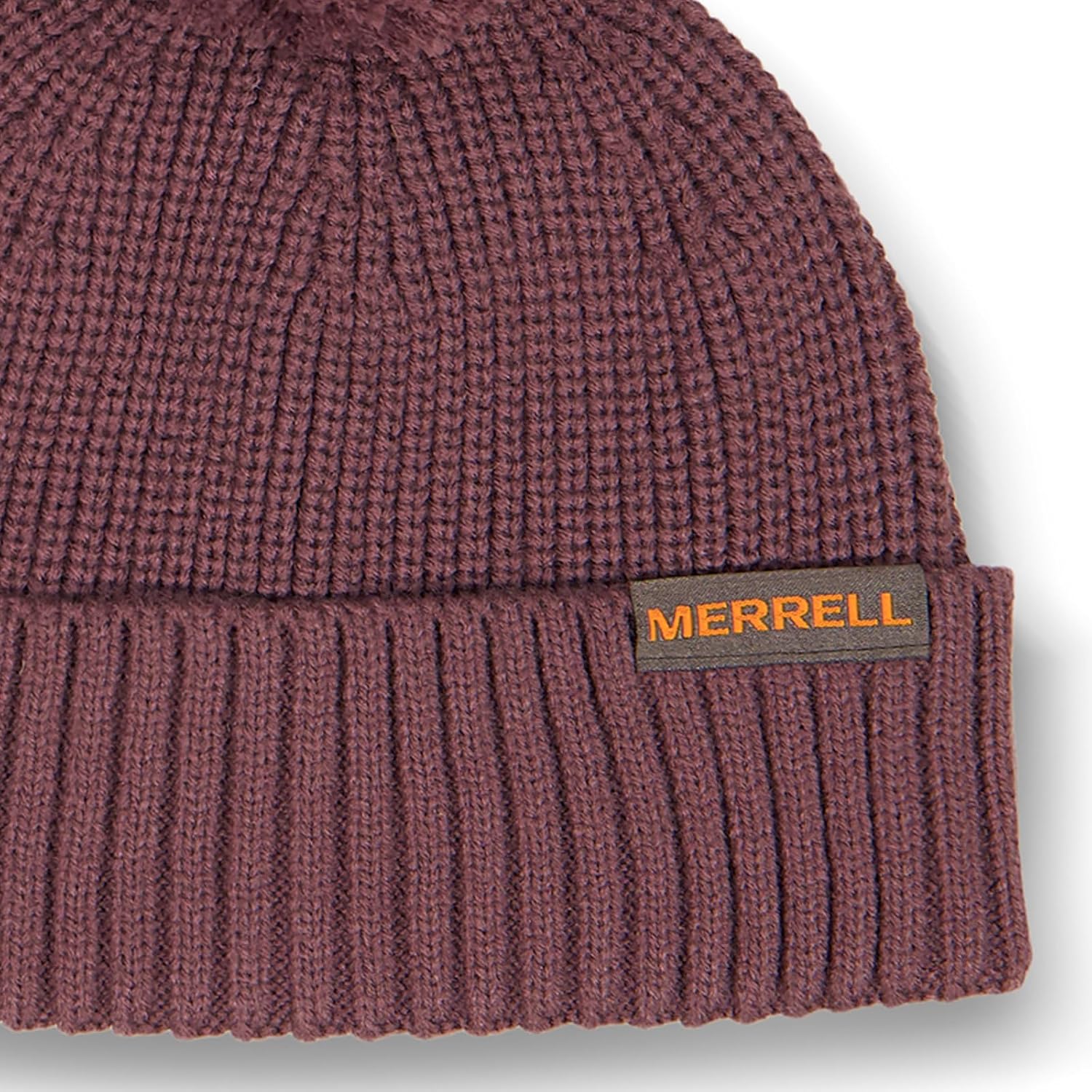 Merrell Wanderer Beanie with Pom Pom, Crown Knit Beanie with Cuff, Trail & Style - Image 4