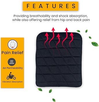 Motorcycle Passenger Seat Gel Pad Cushion Compatible with APRILLA RSV4