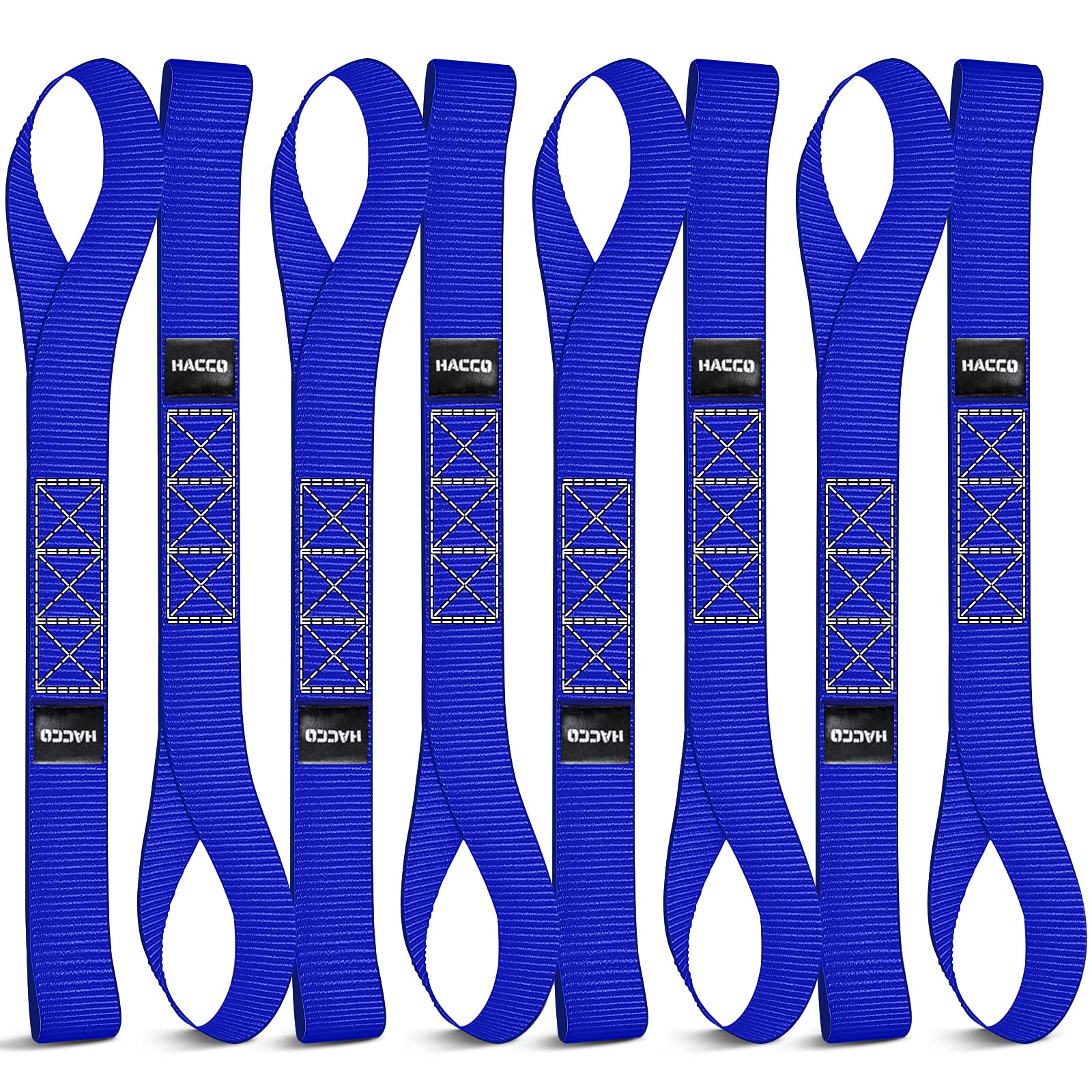 Amazon.com: Haccoplanet 8PK Soft Loop Motorcycle Tie-Down Straps