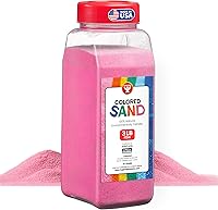 Vista 15 de Hygloss Products - Arena de juego de colores , balde de arena de manualidades colorido, 1 libra, arcoíris brillante