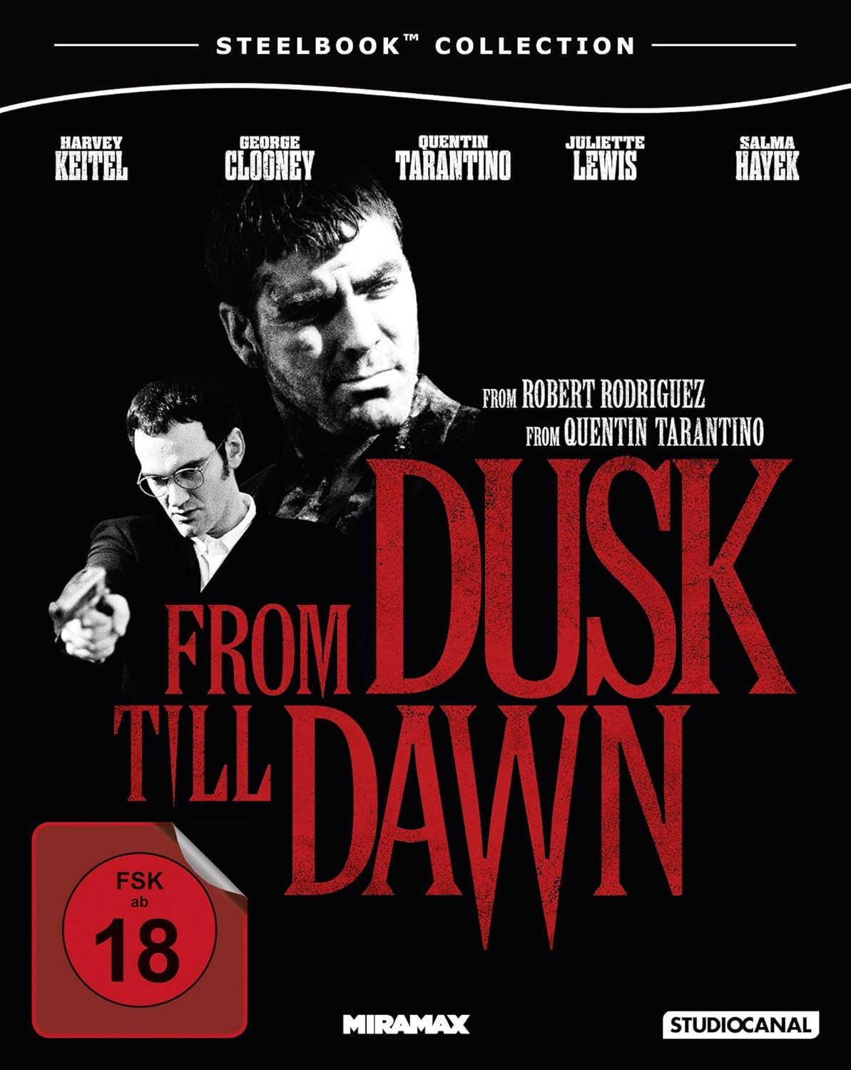 From Dusk Till Dawn German Blu Ray Steelbook Edition Region B