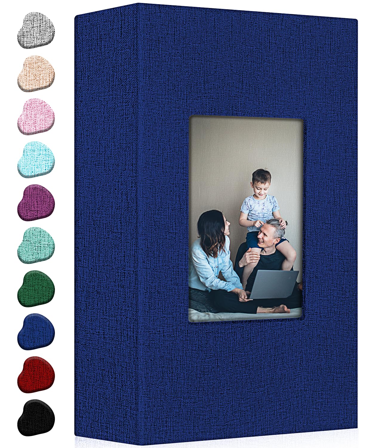 Album photo 10x15 protection longue durée 100 pages noires