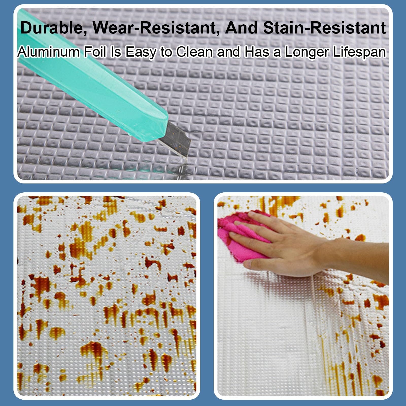Aislante Tubo Aire Acondicionado de Aluminio, Tubo Espuma Aislante Agua Precortadas para Exteriores Protector de Sistemas de Calefacción y Aire Acondicionado Central(2.7*1.0*90cm/1.1*0.4*35.4in)