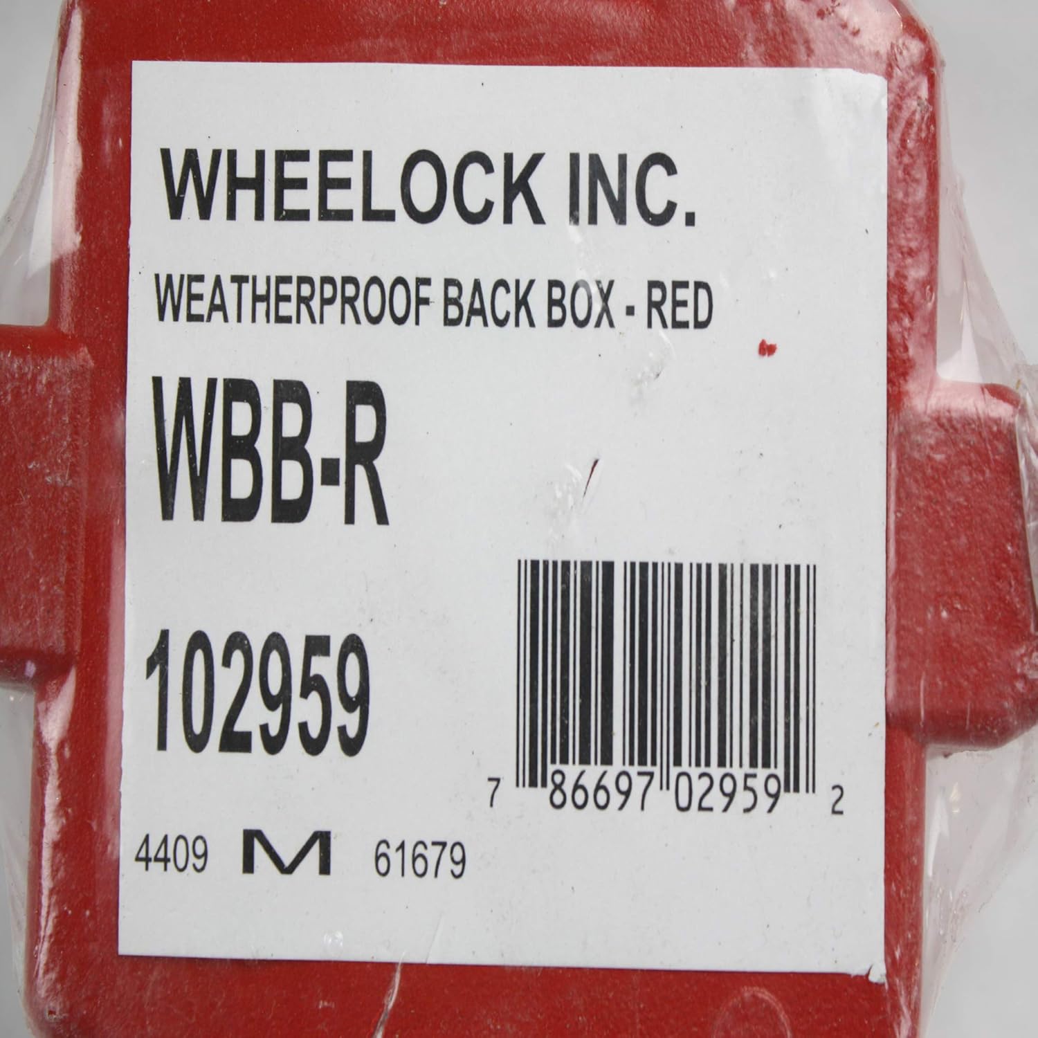 Wheelock WBB-R Weather Resistant Back Box
