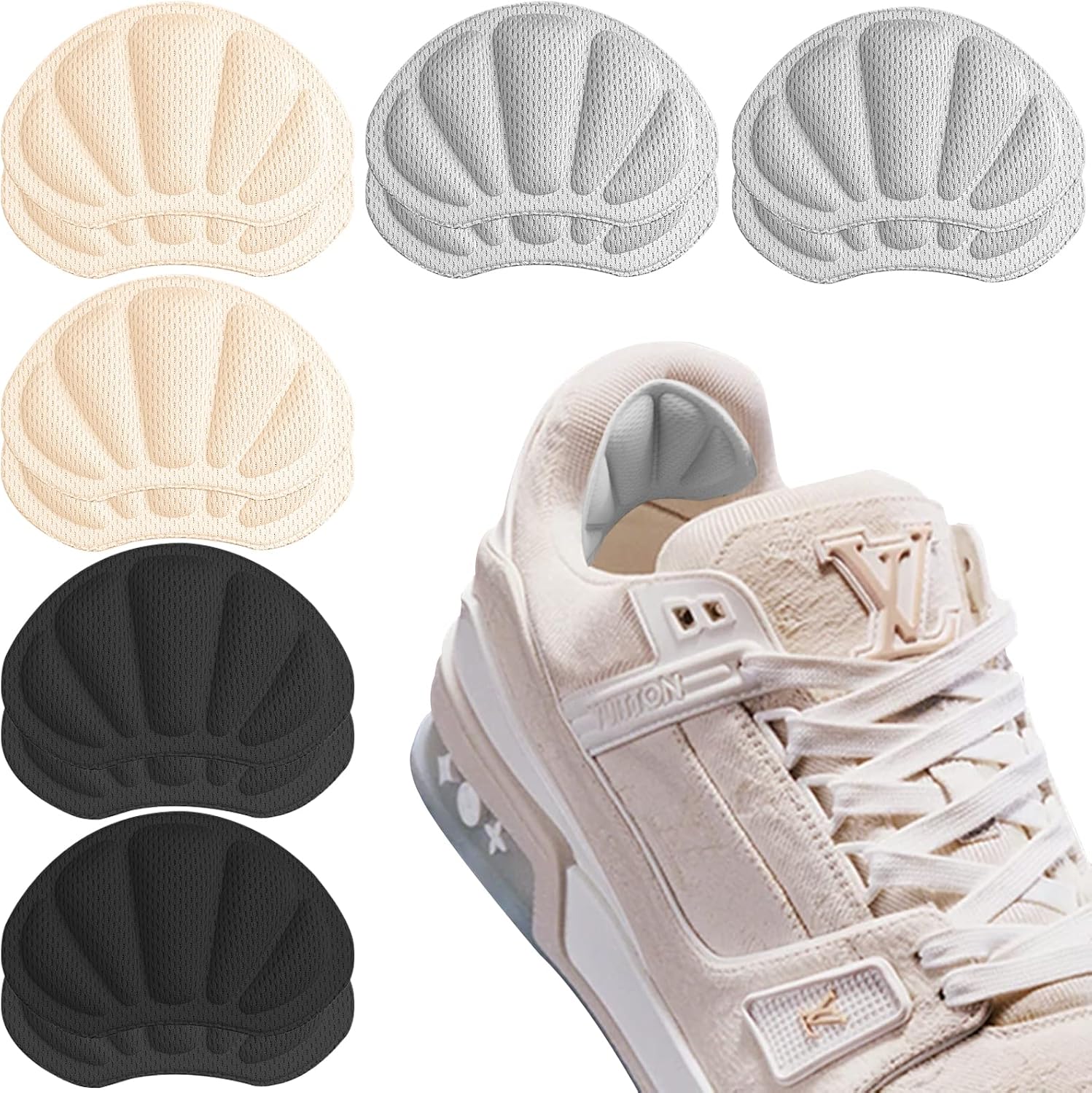 46 Pairs Heel Cushion,Heel Grip Shoes Too Big,SelfAdhesive Heel