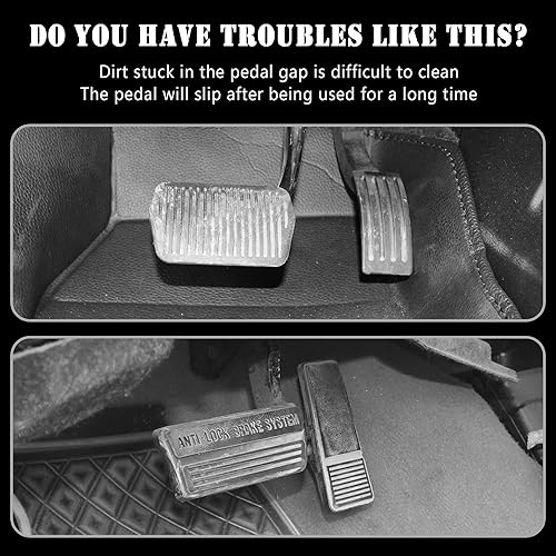 Miniatura 3 de 2 fundas para pedal de automóvil, aleación de aluminio de alta calidad, antideslizantes, para gasolina y freno, para una conducción segura,