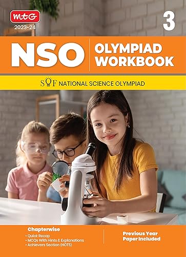 MTG National Science Olympiad (NSO) Workbook for Class 3 - Quick Recap, MCQs, Previous Years Solved Paper and Achievers Section - SOF Olympiad Preparation Books For 2023-2024 Exam ANIL AHLAWAT