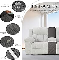 Vista 98 de Fundas 100% impermeables para sofá reclinable seccional, fundas para sofá reclinable en forma de L, funda para sofá seccional de esquina