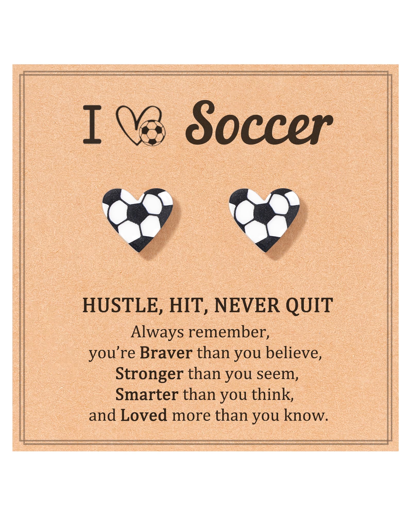 JOGDIAM Soccer Earrings Gifts for Girls Soccer Stuff Accessories