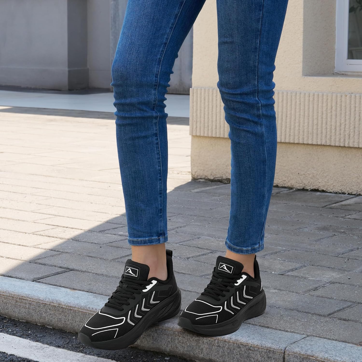 HARENCE Womens Sneakers Tennis Shoes: Comfortable Breathable Non Slip Casual Athletic Walking Shoes for Gym Workout - Image 7