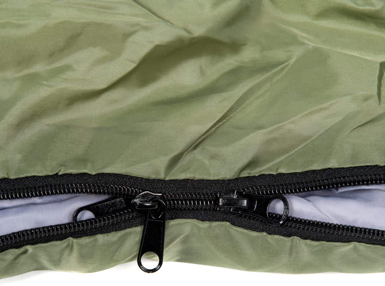 Sacco A Pelo Semoo Leggero - 200x70 Cm Per Tre Stagioni, Blu - Foto 9