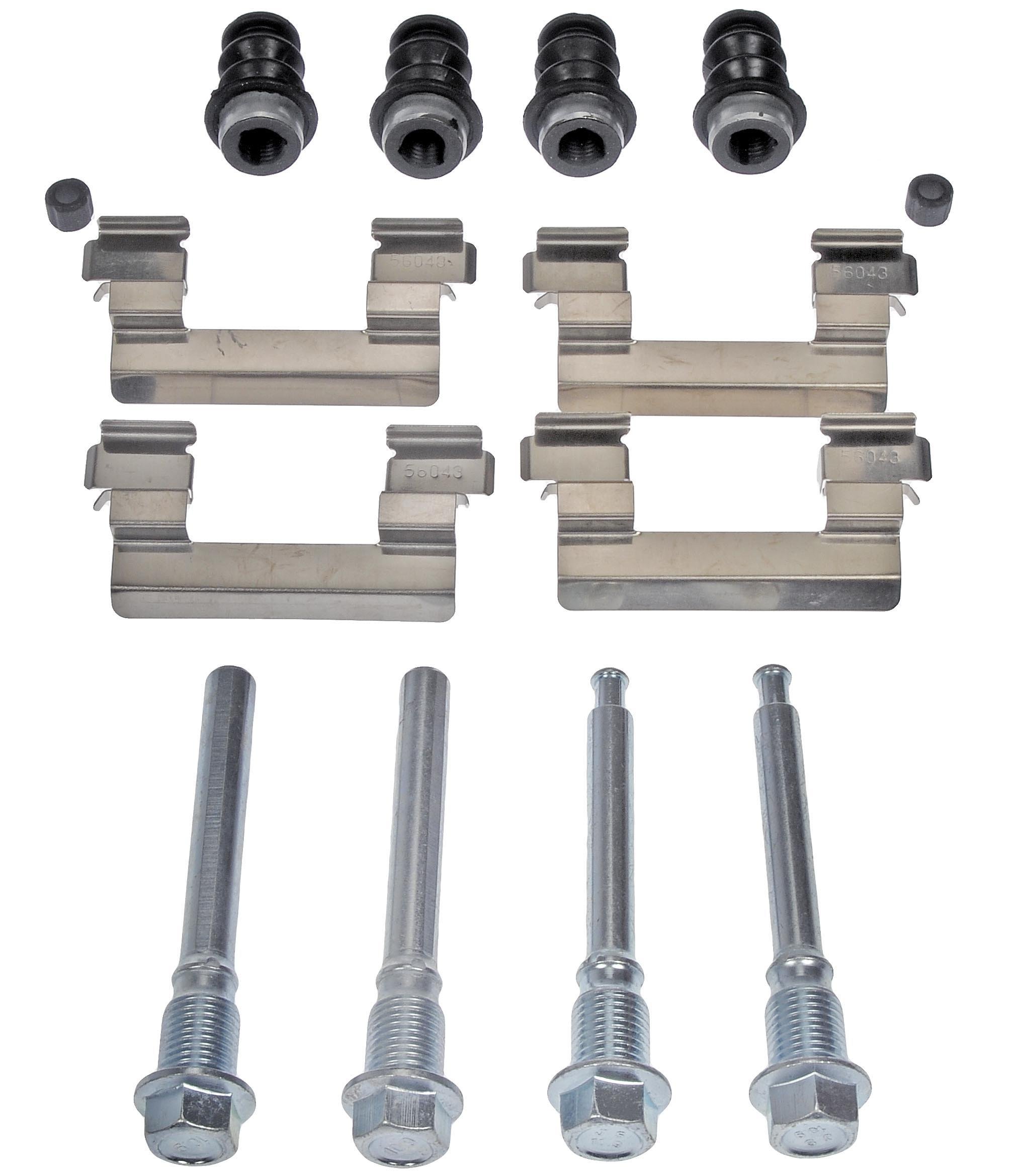 Disc Brake Hardware Kit - DISC BRAKE HDWE KIT - Disc Brake Hardware Kit - Brake Bolt Kit - This disc brake hardware kit is designed to match the original hardware required to repair the disc brake on specified vehicles. Made of quality components, this kit is engineered for reliable performance and durability. - Buick 2003-97, Cadillac 2002-97, Chevrolet 2002-00, Oldsmobile 2002-97, Pontiac 2004-97 - Dorman HW5703 Front Disc Brake Hardware Kit Compatible with Select Models