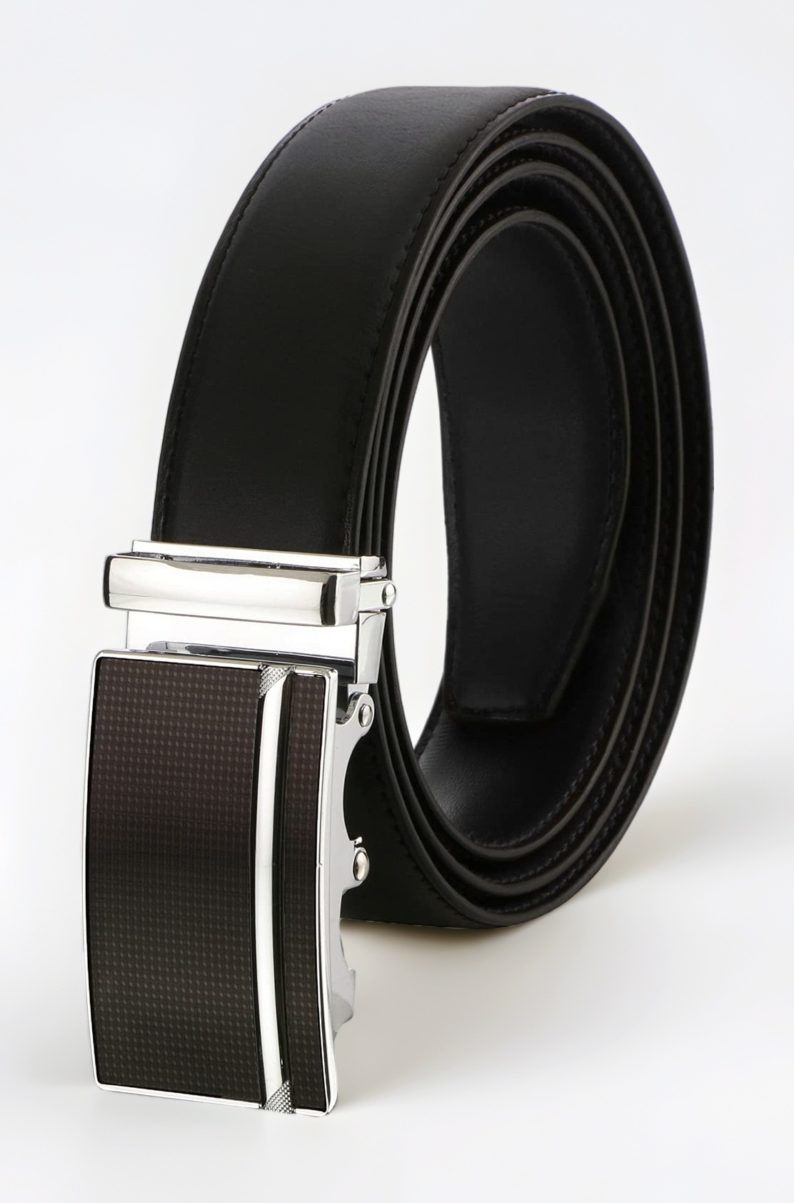 Men's Auto Lock PU Leather Belt