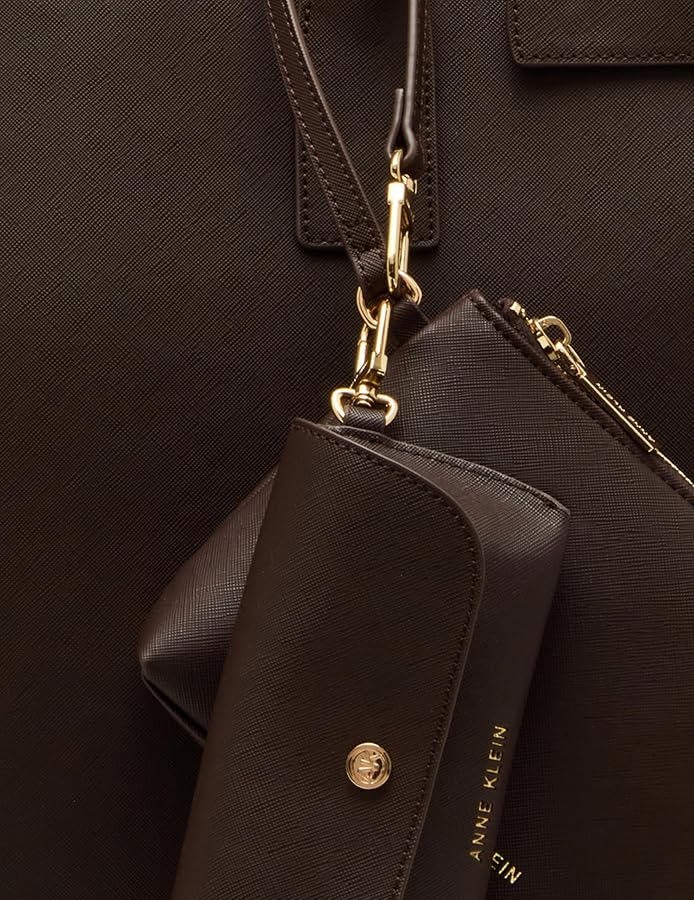 Amazon.com: Anne Klein Womens 3 Piece Work Tote Gift Set, Espresso
