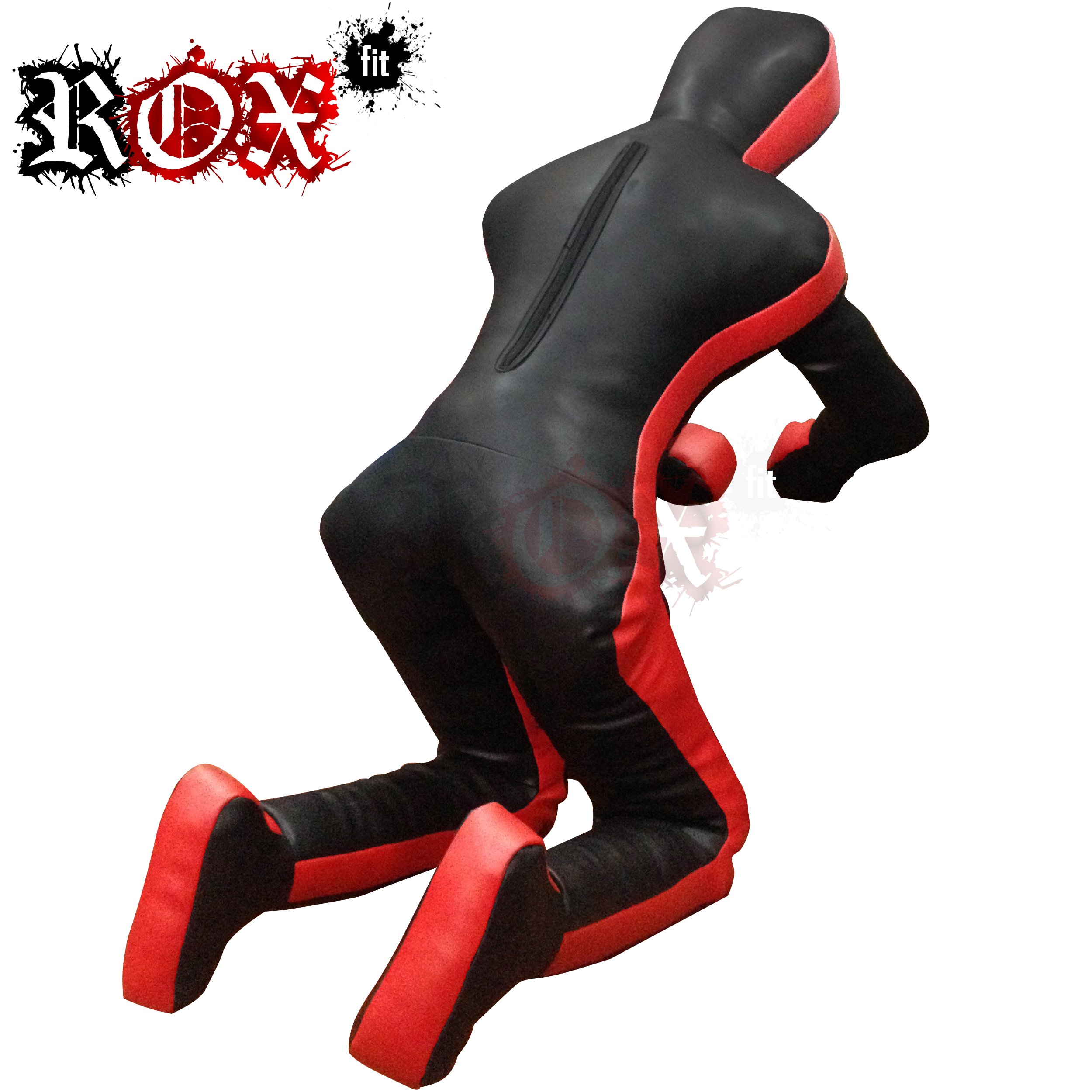ROX Fit Grappling Dummy – Mannequin D’entraînement MMA/BJJ, Non Rempli, Toile épaisse, 182 Cm