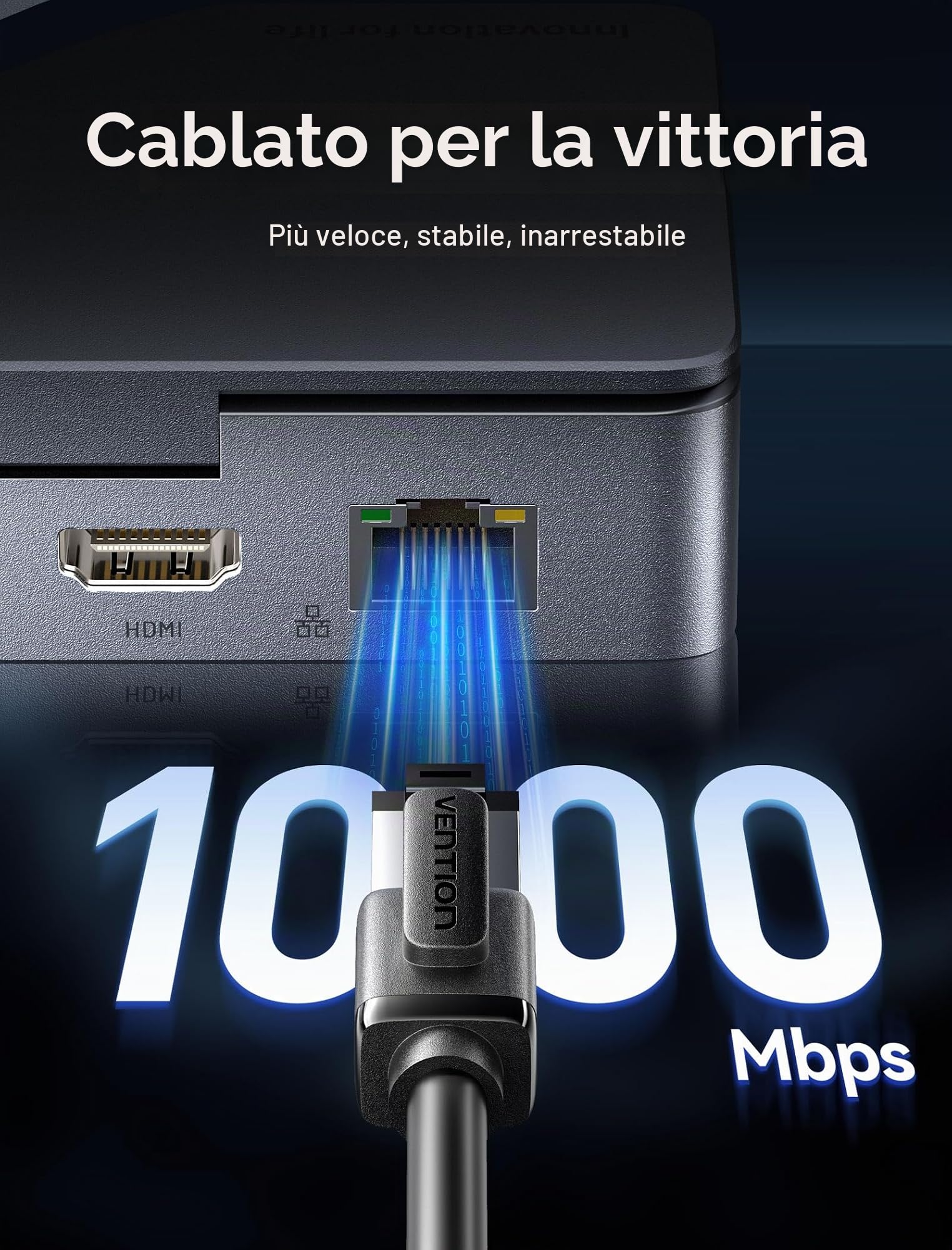 VENTION 9-IN-1 Steam Deck Dock, Docking Station per Switch con HDMI 4K@60Hz, USB-C/A 10Gbps, SD/TF, Ethernet 1000Mbps, PD 100W, Compatibile con Steam Deck, ROG Ally X, Switch, Legion Go, iPad