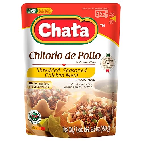 Chata Mexican Chicken Chilorio, Ready to Eat, 8.8 oz