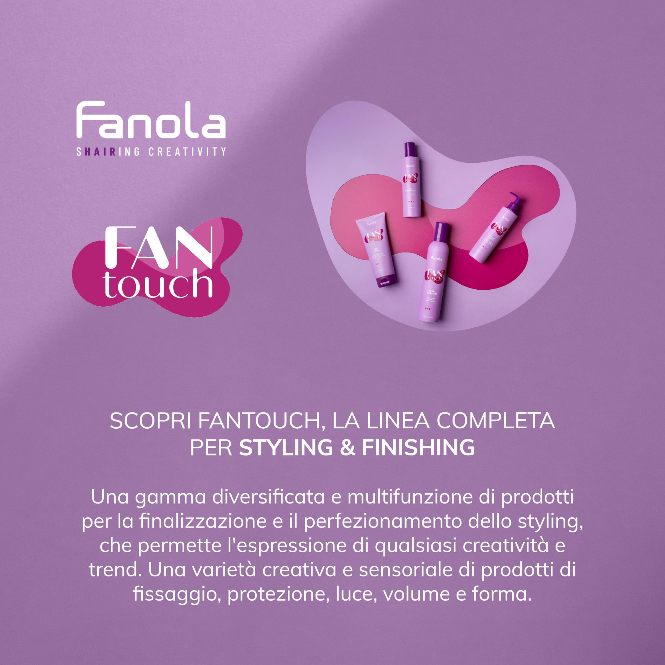 FANOLA FAN TOUCH FEEL THE CONTROL Fluid definiujący loki 200ml