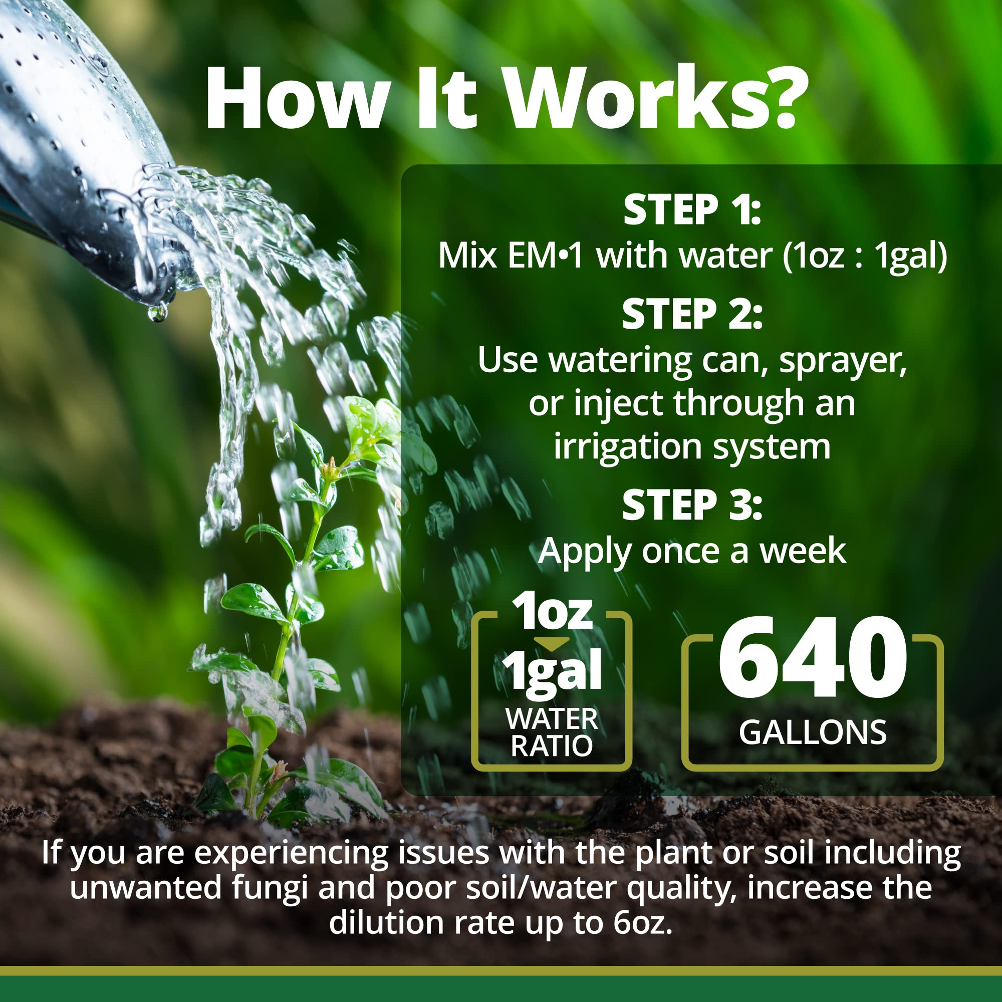 Buy TeraGanix EM1 Plant Growth, Microbial Inoculant Concentrate, ﻿Root