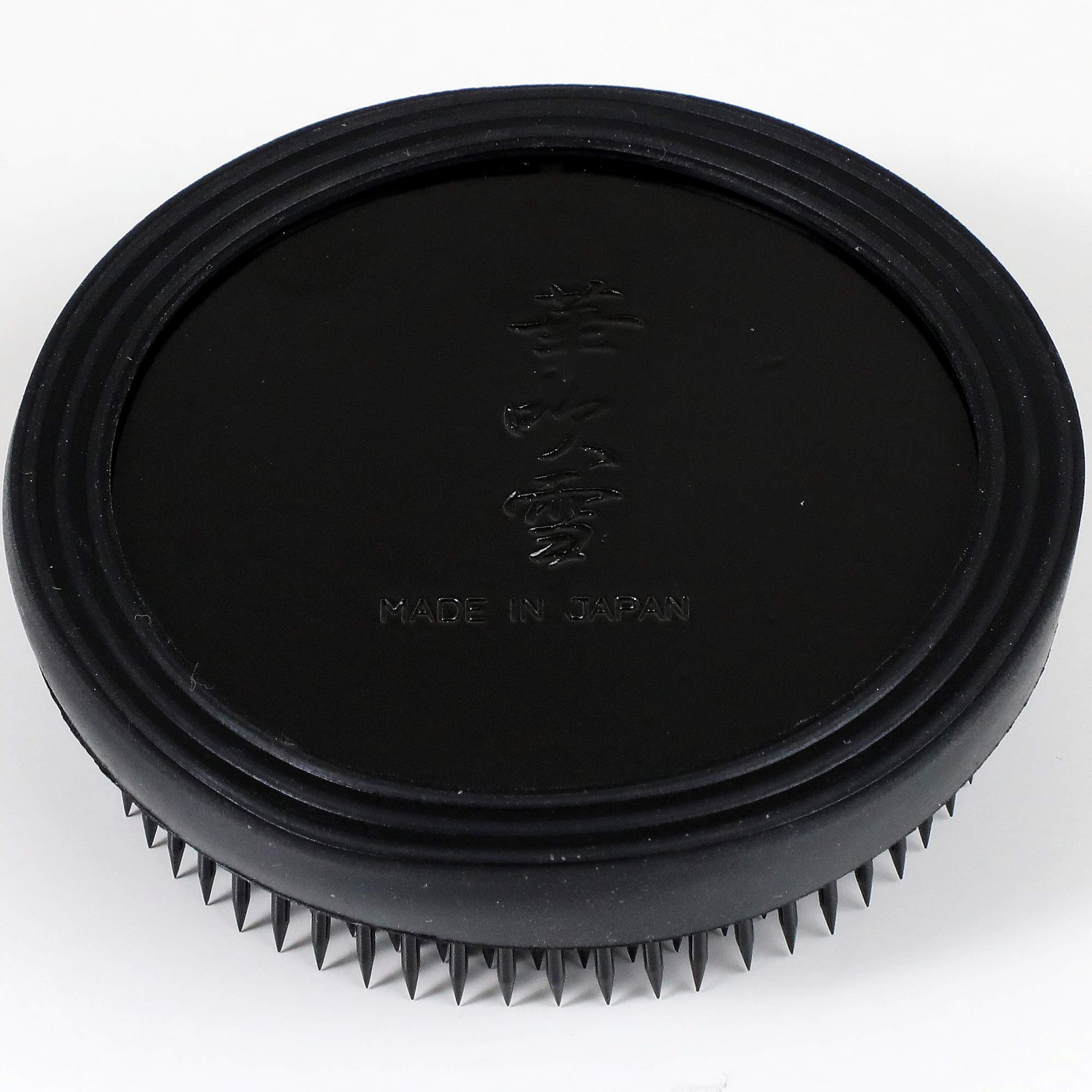 Wazakura φ80mm Premium Black Ikebana Kenzan Flower Pin Frog