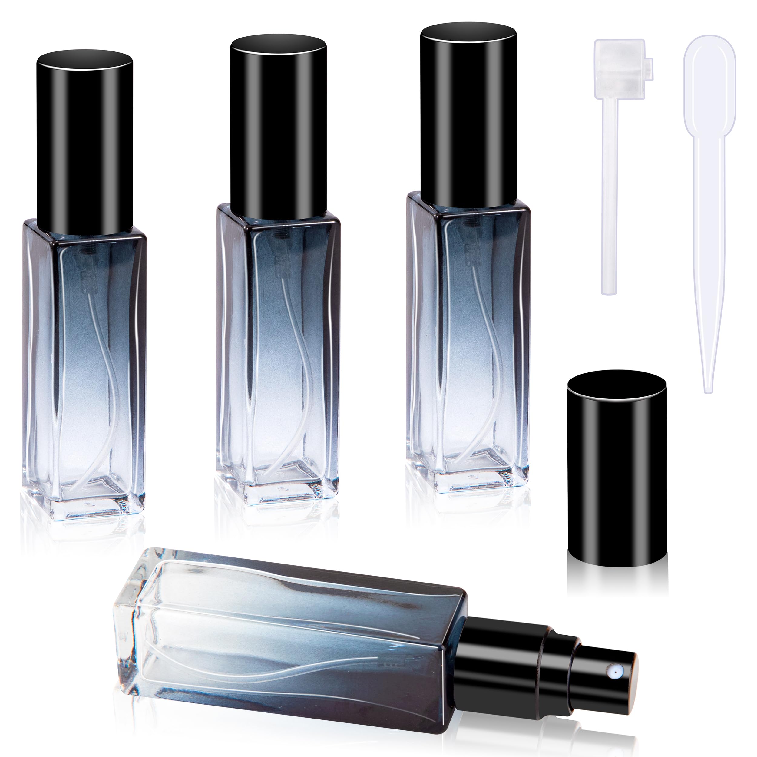 5x Reise-Parfümflasche, 10 Ml, Nachfüllbar – Feiner Nebel, Auslaufsicher