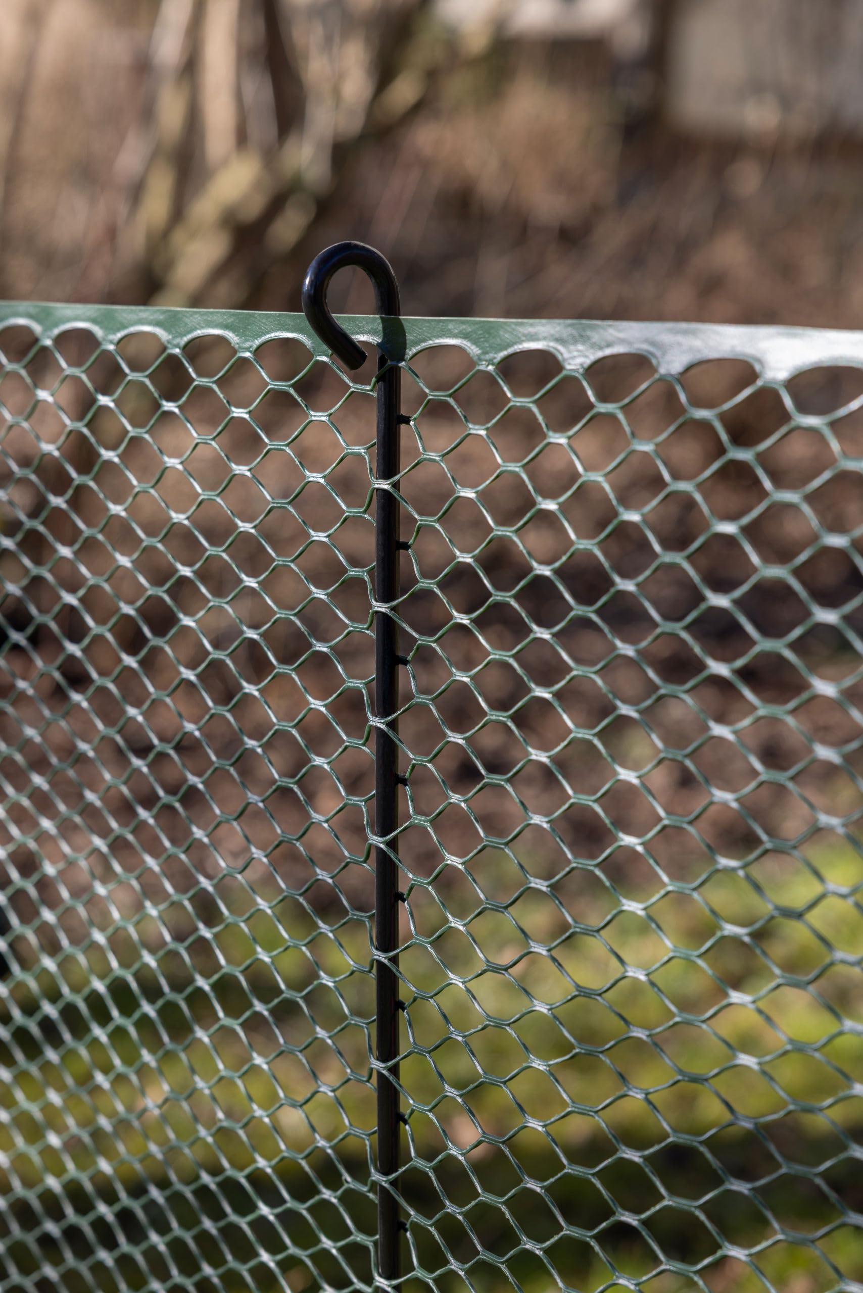 Kerbl Hobbyfarming Cerca Universal MultiFence, Cerca para Aves de Corral, Cerca para gallinas, 25m x 90cm, plástico, para Aves de Corral, Pollos, Cerca móvil, instalación rápida