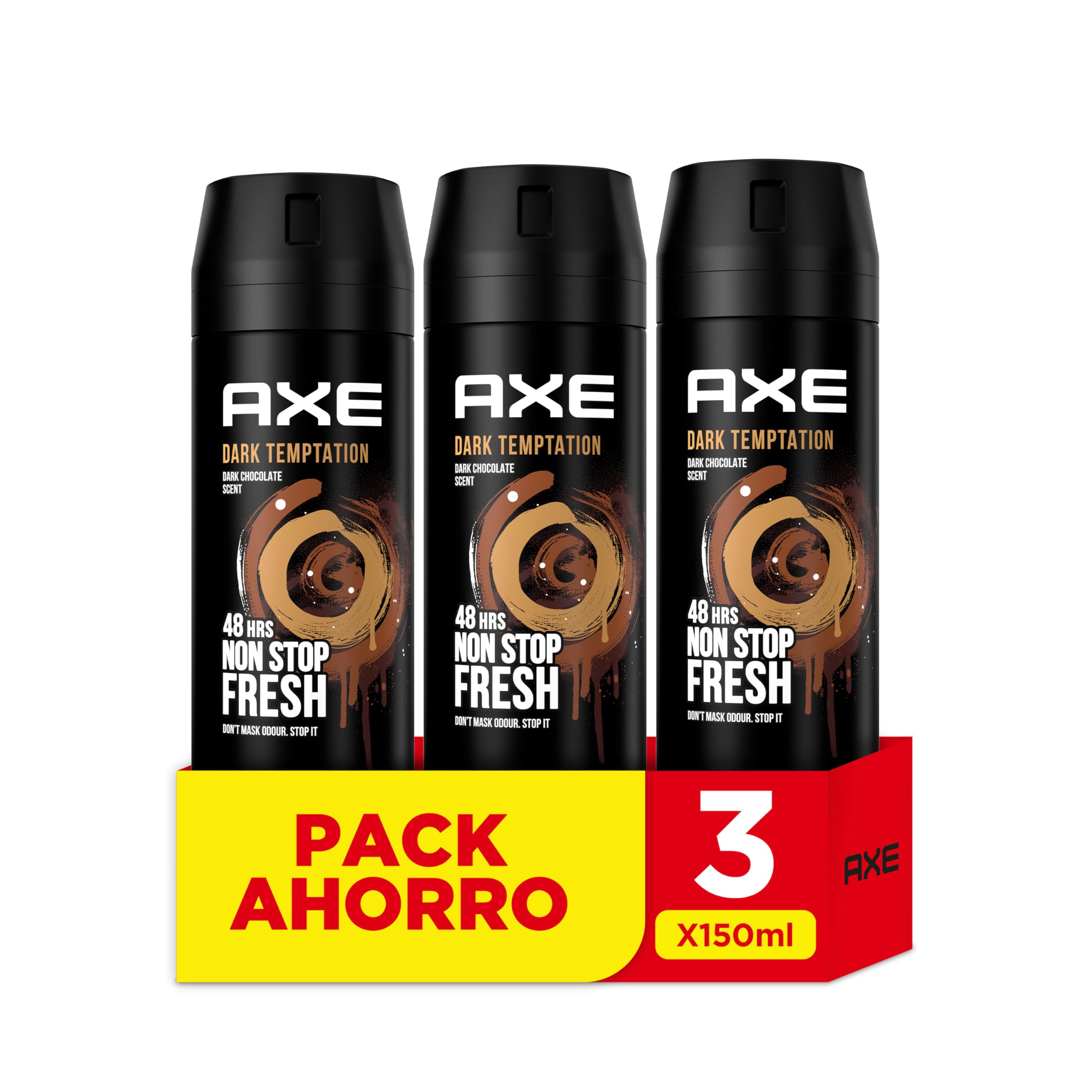 Axe Desodorante Bodyspray Dark Temptation 150ml, 3 Unidades en oferta en Amazon