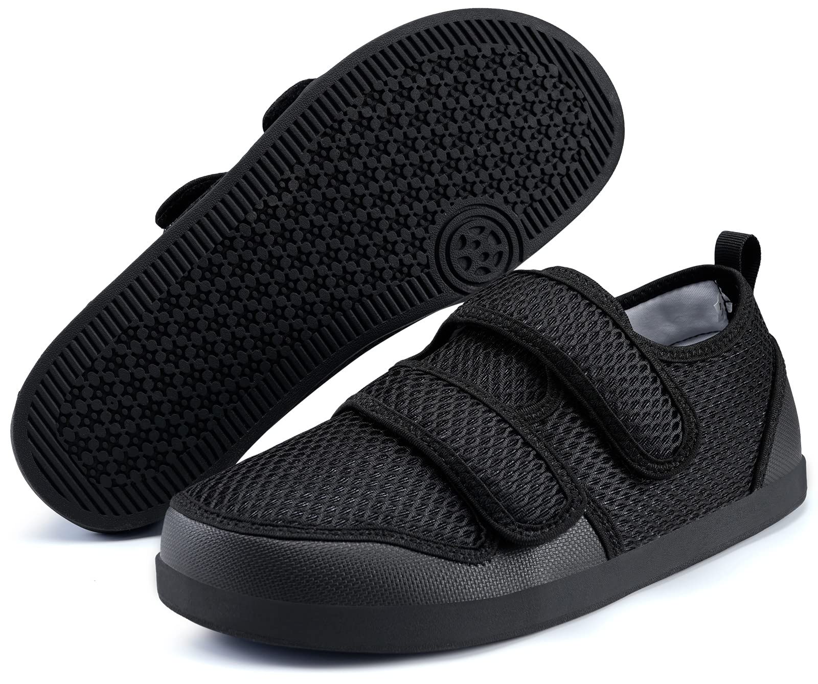 Zapatillas Diabéticos Hombre Mujer Sandalias de rehabilitación Extra Ancho Ligero Antideslizante Ajustable Cómodo Respirable Ortopédico Artritis Edema Zapatos para Caminar