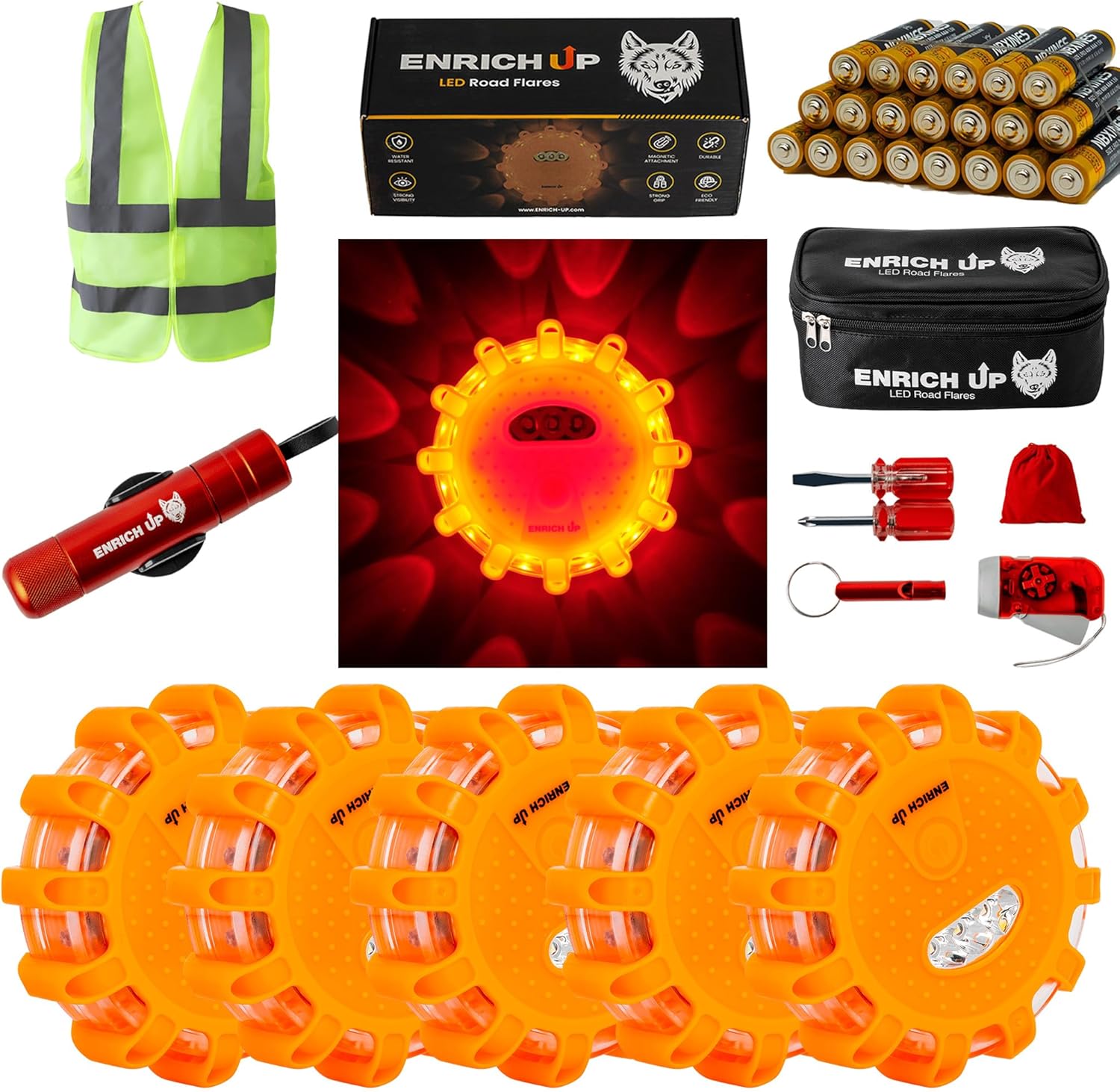 VERSAINSECT Roadside Emergency Car Kit Emergency Roadside Kit for Car