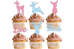 Enigmatic Deer Cupcake Topper: Unveiling Your Little Buck or Doe