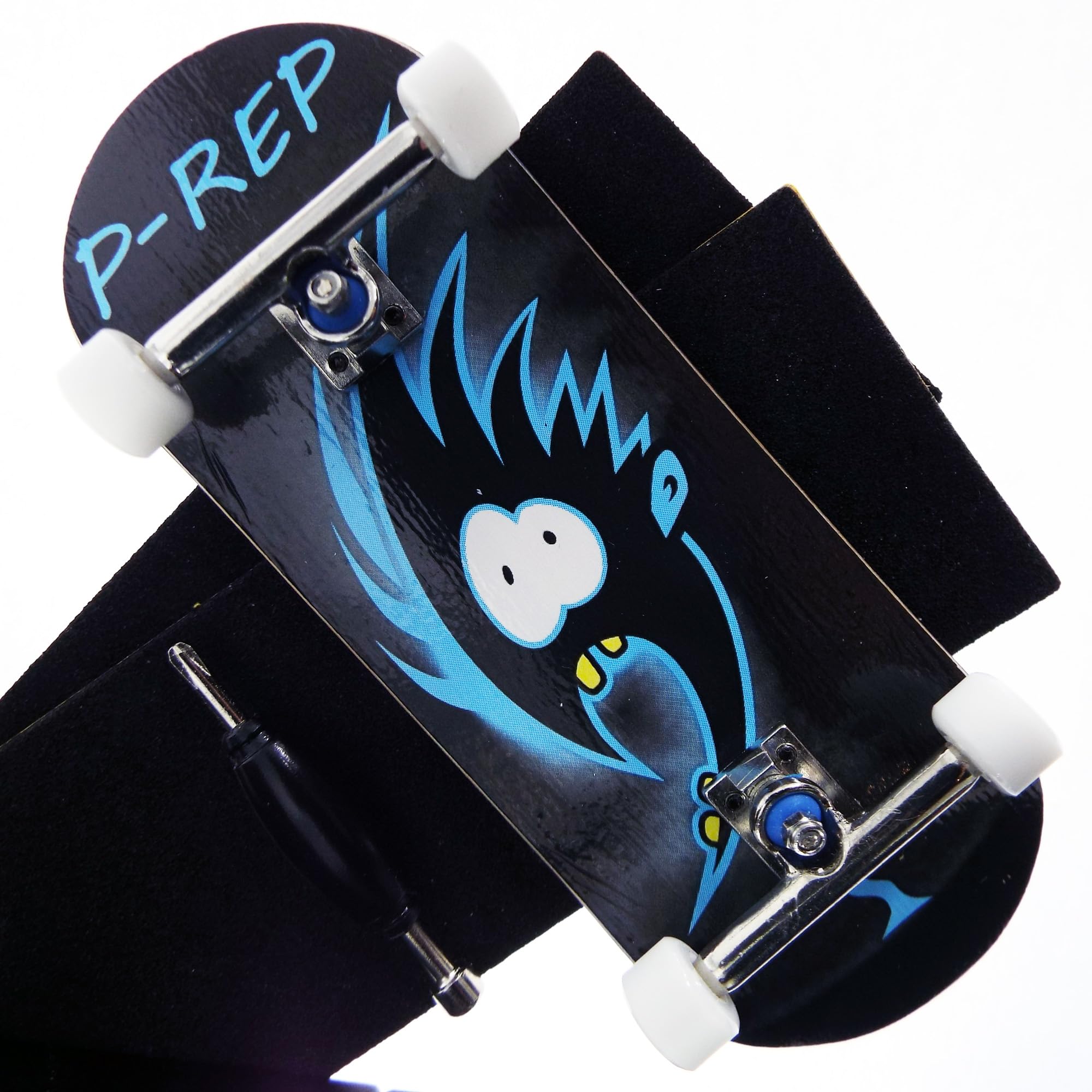 P-REP V2 Pro Performance Complete Wooden Fingerboard kit with Urethane Wheels and Bushings 34mm - Fred