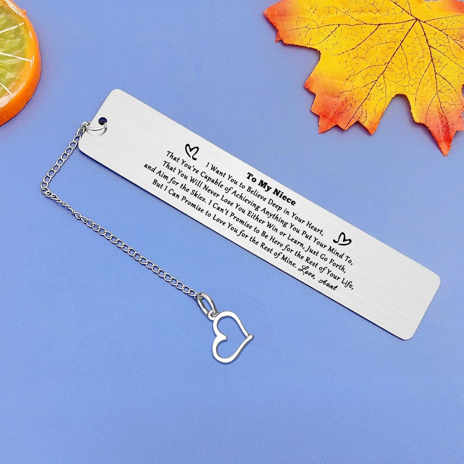 to My Niece Gifts from Aunt Bookmarks Gifts for Niece Birthday Graduation Gifts for My Niece Back to School Gifts Reader Gifts Niece Inspirational Gifts Christmas Wedding Bookmarks Reading Gifts - Image 6