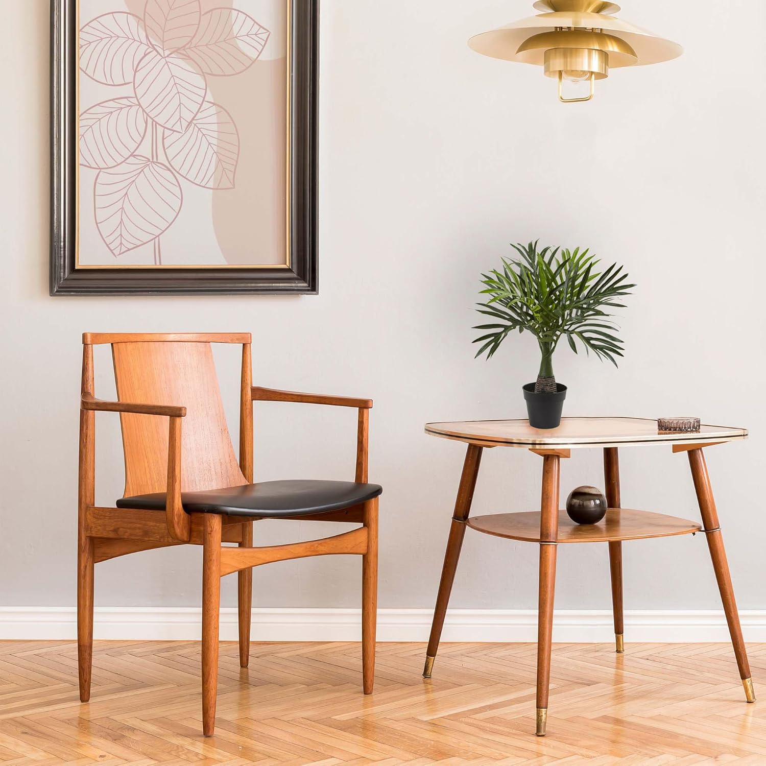 Nearly Natural Areca, Fountain & Banana Palm Artificial Trees (Set of 3)