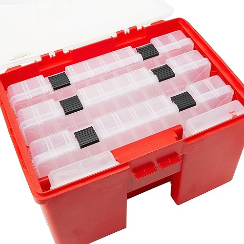 Miniatura 3 de Plano Molding 932001 - Organizador portátil con tapa, color rojo