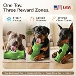 KADTC XXL 3-in-1 Frozen Treat, Lick and Chew Dog Toy for Aggressive Chewers | Two prep-ahead cups skip messy unmolding, swap fast and keep pets focused through grooming, nail trims, crate time and meals
