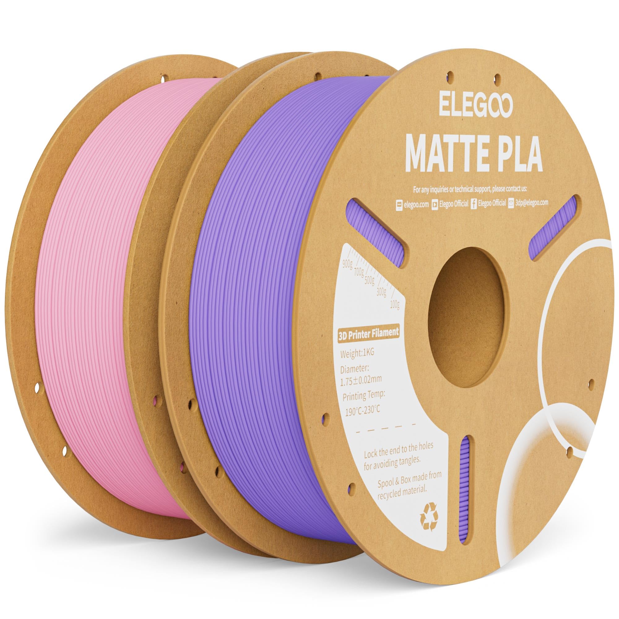 ELEGOO Matte PLA Navy Blue 3D Filament - 1KG -19